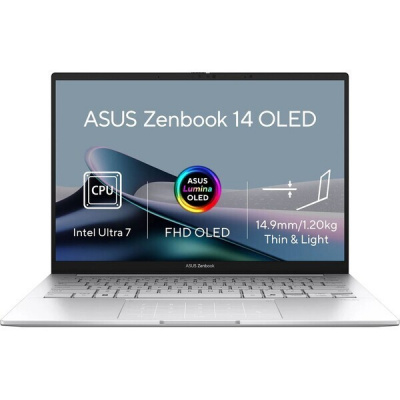 ASUS UX3405CA 14/CORE U7 255H/16GB/1TB/SILVER/W11H