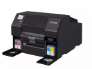 Epson ColorWorks D6500 (Pe) C31CL91202, barevná tiskárna štítků, peeler, disp., USB, Ethernet, black