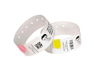 Zebra 10027728K Z-Band QuickClip, náramkové pásky, bílé
