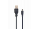 Kabel CABLEXPERT CCP-USB2-AM5P-1 USB A-MINI 5PM 2.0 30cm HQ, zlacené kontakty