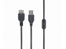 Kabel CABLEXPERT CCF-USB2-AMAF-10 USB A-A 3m 2.0 prodlužovací HQ s ferritovým jádrem
