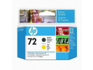 HP C9384A, 72 matná černá/žlutá (matte black/yellow) originální tisková hlava