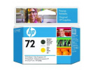 HP C9384A, 72 matná černá/žlutá (matte black/yellow) originální tisková hlava