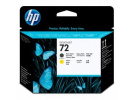 HP C9384A, 72 matná černá/žlutá (matte black/yellow) originální tisková hlava