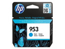 HP  953 F6U12AE, azurová (cyan), originální cartridge