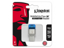 Kingston čtečka USB 3.0 (3.2 Gen 1), MobileLite Duo 3C, microSD, externí, modrá, konektory USB A / USB C