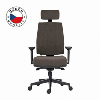 Powerton ERGO JANA Kancelářské ergonomické křeslo, Šedé
