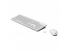 HP 3L1F0AA 230 Sada klávesnice bezdrátová CZ, bílá s bezdrátovou optickou myší, AA, klasická, bezdrátový přijímač USB typ 2.4 [GHz]