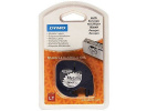 Dymo LetraTag 91208 S0721730 12mm x 4m černý tisk/stříbrný podklad originální páska metalická