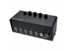 Genius Stereo Switching Box, černý, 2x RCA, 5x 3,5mm jack