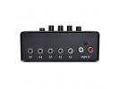 Genius Stereo Switching Box, černý, 2x RCA, 5x 3,5mm jack