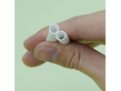 Popisovací hvězdicová PVC bužírka S25Y, vnitřní průměr 2,5mm / průřez 0,75mm2, žlutá, 100m