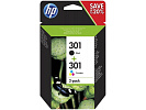HP 301 N9J72AE černá/barevná (black/color) originální cartridge, po expiraci