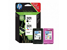 HP 301 N9J72AE černá/barevná (black/color) originální cartridge, po expiraci