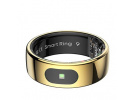 Smart RING PRO zlatý, měř.stresu, srdeč.tepu, monitoring spánku, 8, Powerton