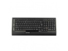 A4Tech 9300F, sada klávesnice s bezdrátovou optickou myší, AAA, CZ/US, klasická, 2.4 [GHz], bezdrátová, černá