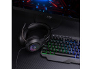 Marvo CM430 CZ/SK, sada klávesnice s herní myší, podložkou a sluchátky, CZ/SK, herní, membránová typ drátová (USB), černá, podsvíc