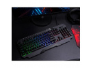 Marvo CM430 US, sada klávesnice s herní myší, podložkou a sluchátky, US, herní, membránová typ drátová (USB), černá, podsvícená