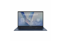 ASUS Vivobook 17/X1704VA-AU986Z/3-100U/17,3"/FHD/8GB/512GB/Intel int/bez OS/Blue/2R