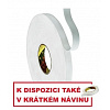 3M 9508W Montážní pěnová oboustranná páska, bílá 12 mm x 66 m
