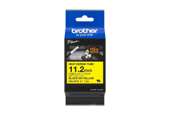 Brother HSe-631E Pro Tape, 11.2 mm x 1.5 m, černý tisk / žlutý podklad , originální páska