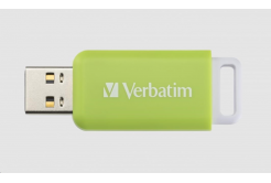 VERBATIM Flash Disk 32GB DataBar USB 2.0 Drive, zelená