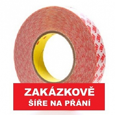 3M™ oboustranná páska GPT-020F, čirá, tl. 0,2 mm, plastový liner 100 mm x 50 m