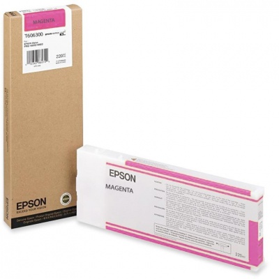 Epson T606300 purpurová (vivid magenta) originální cartridge