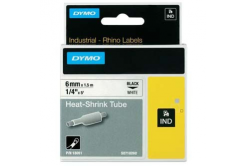 Dymo Rhino 18051, S0718260, 6mm x 1,5m černý tisk / bílý podklad, originální páska