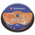 Verbatim 43523 DVD-R Matt Silver, 10-pack Spindle, 4.7GB, 16x, 12cm, bez možnosti potisku