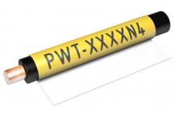 Partex PWT1310025D9SM omotávací štítky 13 x 25 mm, bílé, 4500ks, role