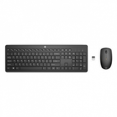 HP 230 Sada klávesnice bezdrátová CZ, černá s bezdrátovou optickou myší, AAA, multimediální, 2.4 [GHz]