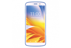 Zebra HC50 WLMT0-H50D8BBK1-A6, datový terminál, mit Notfalltaste, 2D, hot-swap, PTT, USB-C, BT, Wi-Fi, NFC, Android, GMS, white, blue