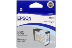 Epson T580500 světle azurová (light cyan) originální cartridge