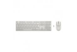 HP BE1M6AA 495C Multi-Device Keyboard klávesnice bezdrátová CZ, bílá Dual Mode