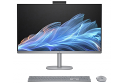 HP OmniStudio X 32-c1011nc BQ5F5EA#BCM Počítač All-in-one, 31,5", 4K UHD, U7-258V, 32GB, 2TB, Arc Xe, W11P, Stříbrná, 2R