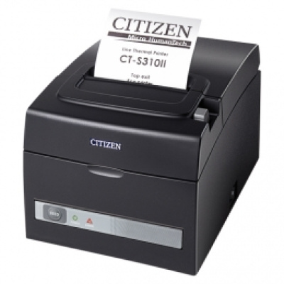 Citizen CT-S310II CTS310IIXEEBX pokladní tiskárna, LAN, Dual-IF, 8 dots/mm (203 dpi), cutter, black