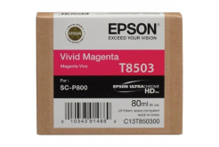 Epson T8503 C13T85030N purpurová (magenta) originální cartridge