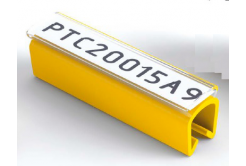 Partex PTC50030A9, bílý, 100ks, (6,0-7,2mm), PTC nacvakávací pouzdro na štítky
