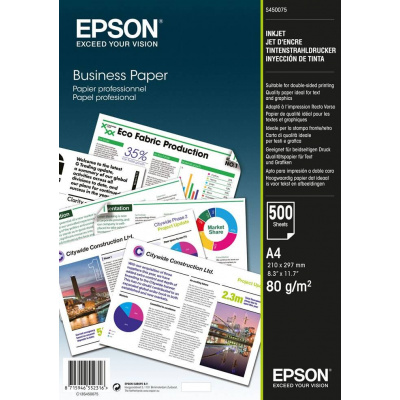Epson C13S450075 Business Paper, kancelářský papír, A4, 80 g/m2, bílý, 500 listů