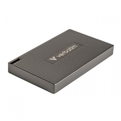 SSD Externí Verbatim Metal Mini SSD, 32030, 512GB, černá, 2000 MB/s-R, USB C, 1750 MB/s-W