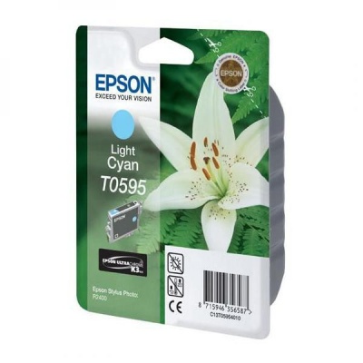 Epson T0595 světle azurová (light cyan) originální cartridge