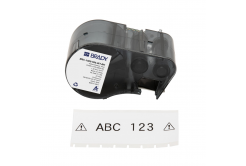 Brady M5C-1500-595-WT-BK / 170944, 38.10 mm x 7.62 m, Vinyl, černý tisk / bílý podklad