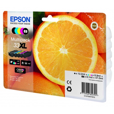 Epson T33XL C13T33574011 barevná (CMYK) originální cartridge