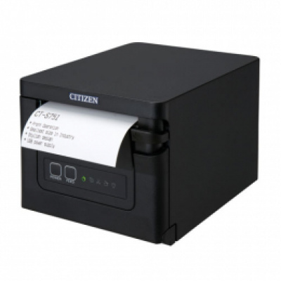 Citizen CT-S751 CTS751XTEWX pokladní tiskárna, USB, BT (iOS), 8 dots/mm (203 dpi), cutter, white