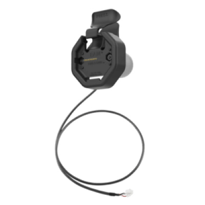 RAM Mounts GDS Uni-Conn Powered Snap-In Dock - USB-C Connector - 2-Hole AMPS