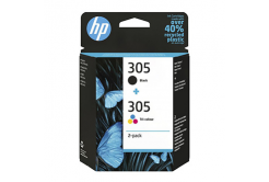 HP originální ink 6ZD17AE#301, HP 305, blistr, HP DeskJet 2300, DeskJet 2710, DeskJet 2720, DeskJet