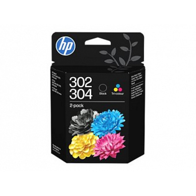 HP 302/304 B82L1AE 2-pack barevná (color) originální cartridge
