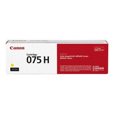 Canon originální toner 075 H Y, 6366C002, yellow, 2500str., high capacity