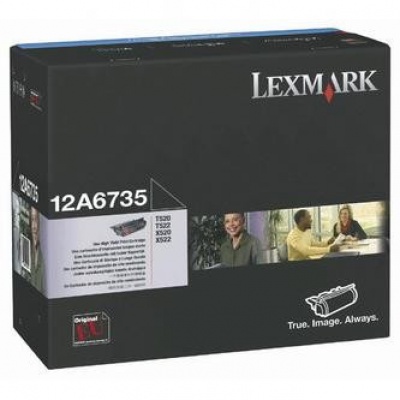 Lexmark 12A6735 černý (black) originální toner